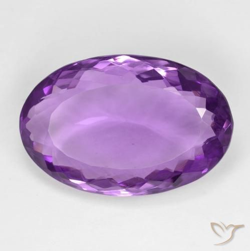 15.10ct Natural Violeta Intenso Ametista, oval, VVS-VS
