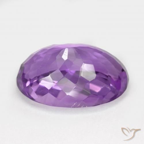 Ametista Violeta médio Natural 15.45ct, oval, VS