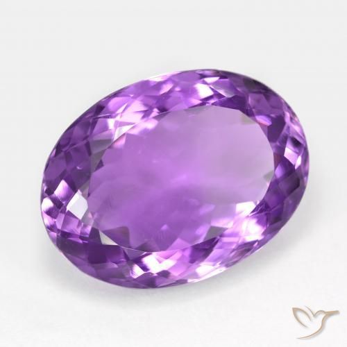 Ametista Violeta Intenso Natural 15.41ct, oval, VS