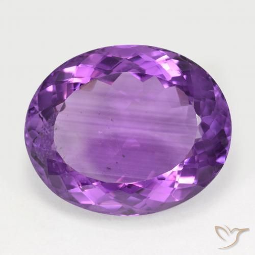 19.27ct Natural Violeta Vívido Ametista, oval, VS