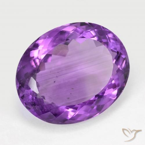 Ametista Violeta Vívido Natural 19.27ct, oval, VS
