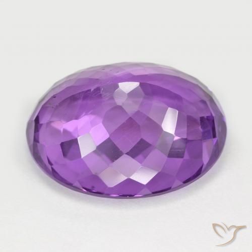 Ametista Violeta Vívido Natural 19.27ct, oval, VS