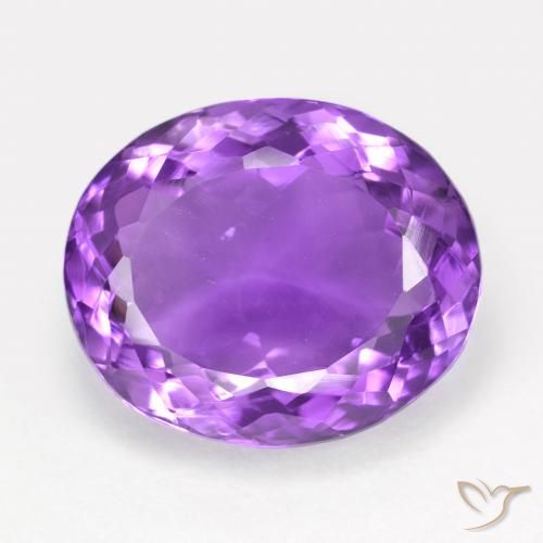 13.38ct Natural Violeta Profundo Ametista, oval, VVS-VS