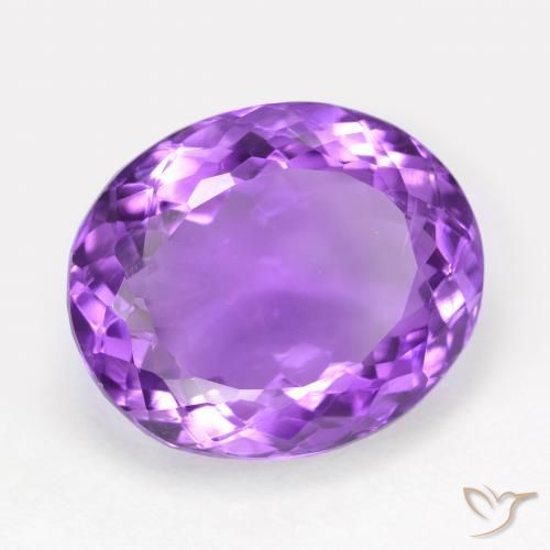 Ametista Violeta Profundo Natural 13.38ct, oval, VVS-VS