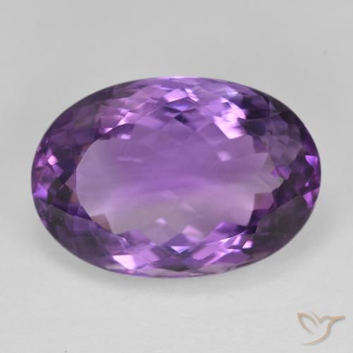 14.30ct Natural Violeta Intenso Ametista, oval, VS
