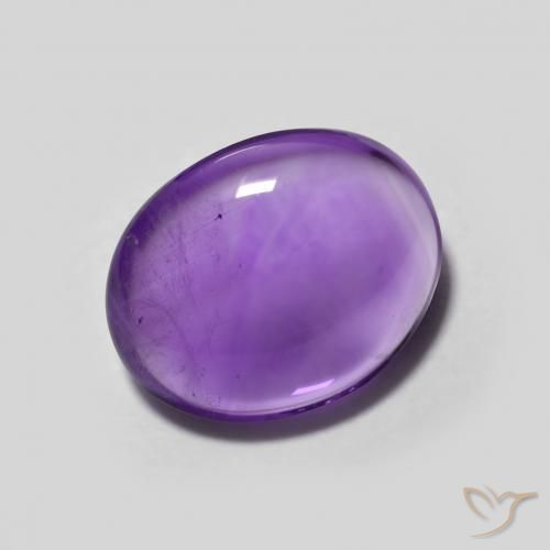 Ametista Violeta Profundo Natural 2.93ct, oval, Transparente