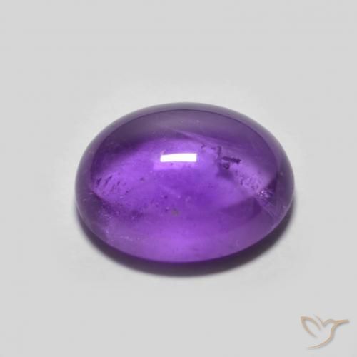 Ametista Violeta Profundo Natural 3.21ct, oval, Transparente