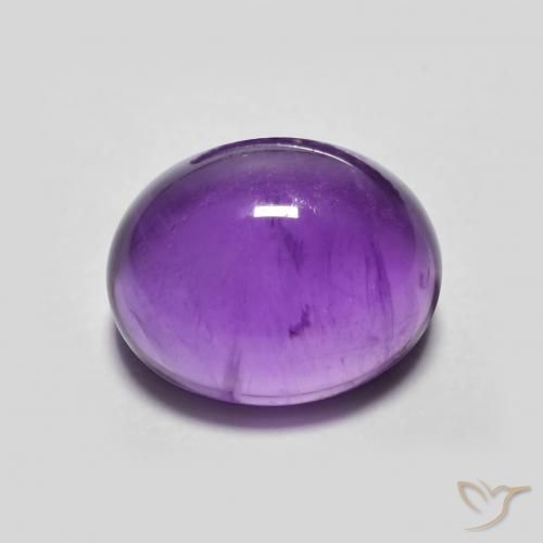 3.69ct Natural Violeta Intenso Ametista, oval, Transparente