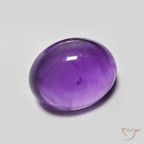 Ametista Violeta Intenso Natural 3.69ct, oval, Transparente