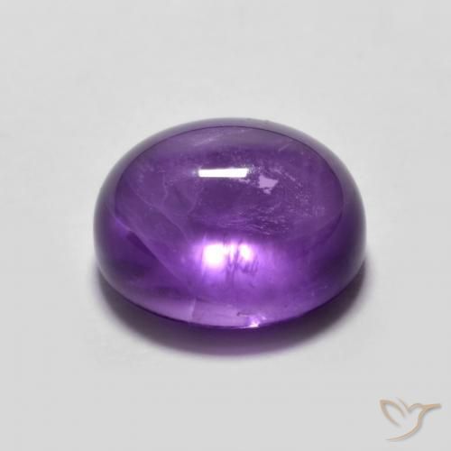 Ametista Violeta Intenso Natural 3.69ct, oval, Transparente