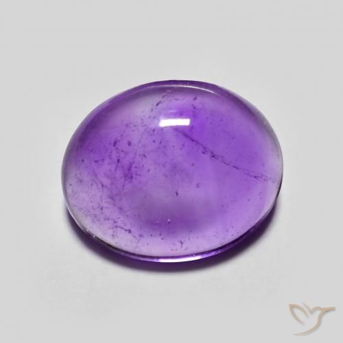 3.99ct Natural Violeta Profundo Ametista, oval, Transparente