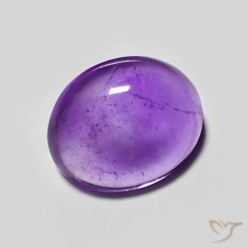 Ametista Violeta Profundo Natural 3.99ct, oval, Transparente