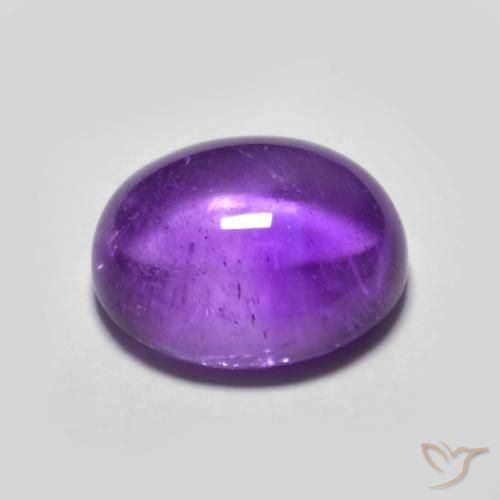 Ametista Violeta Profundo Natural 3.99ct, oval, Transparente