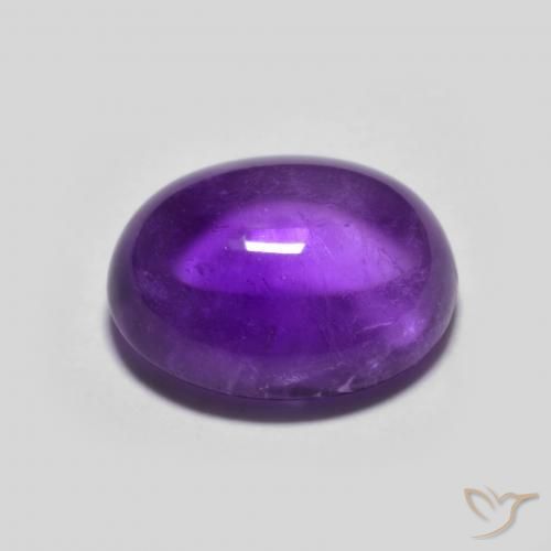 Ametista Violeta Intenso Natural 3.46ct, oval, Transparente