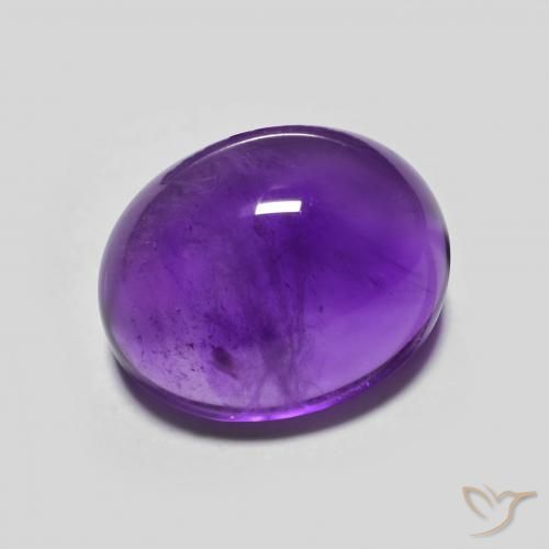 Ametista Violeta Vívido Natural 4.17ct, oval, Transparente