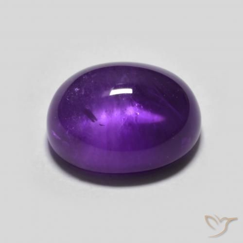 Ametista Violeta Vívido Natural 4.17ct, oval, Transparente