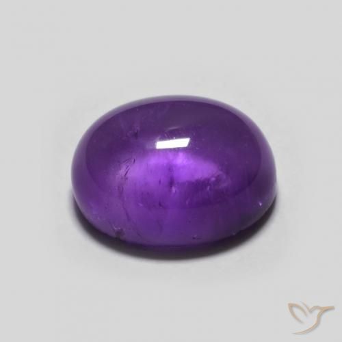 Ametista Violeta Profundo Natural 3.02ct, oval, Transparente