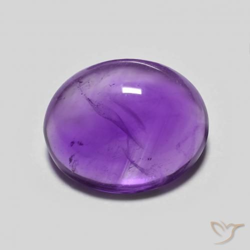 3.61ct Natural Violeta Profundo Ametista, oval, Transparente