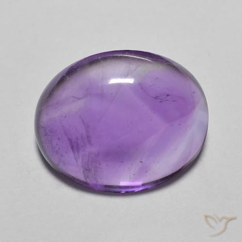 3.60ct Natural Medium Light-Violet Ametista, oval, Transparente