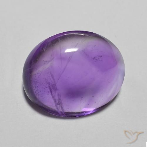 Ametista Medium Light-Violet Natural 3.60ct, oval, Transparente