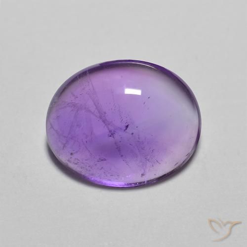 2.51ct Natural Medium Light-Violet Ametista, oval, Transparente