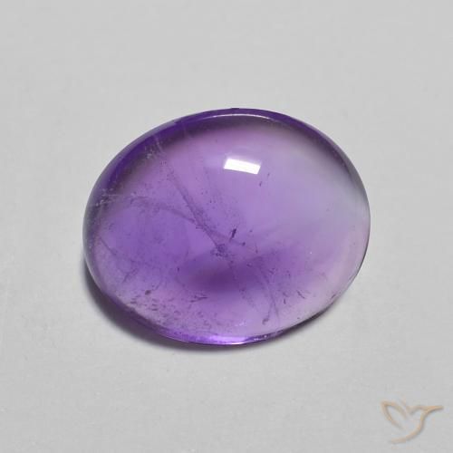Ametista Medium Light-Violet Natural 2.51ct, oval, Transparente