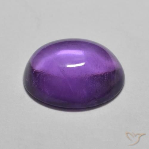 Ametista Violeta médio Natural 2.82ct, oval, Transparente