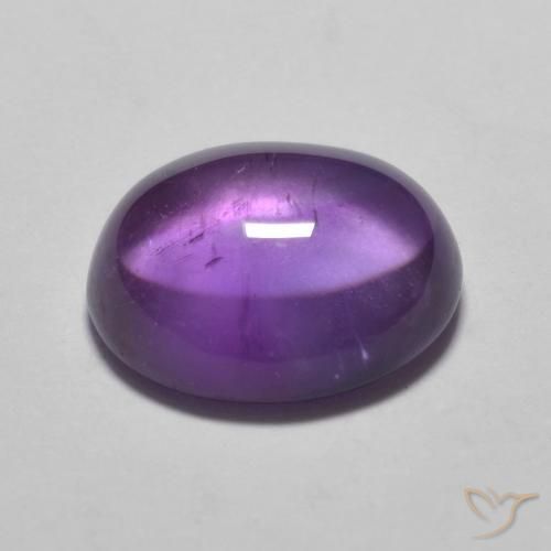 Ametista Violeta rosado Natural 3.46ct, oval, Transparente