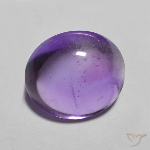 Ametista Violeta Intenso Natural 3.54ct, oval, Transparente