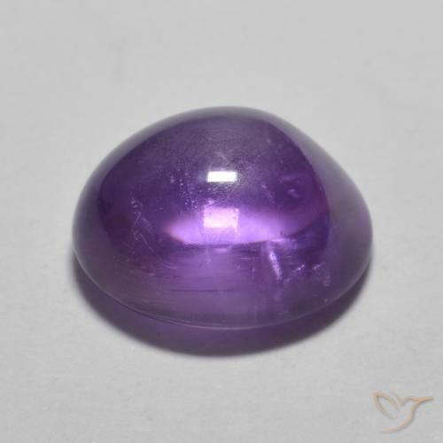 Ametista Violeta Intenso Natural 3.54ct, oval, Transparente