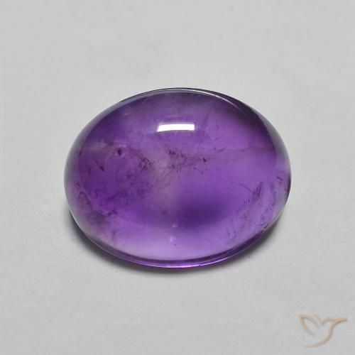 3.19ct Natural Violeta Intenso Ametista, oval, Transparente