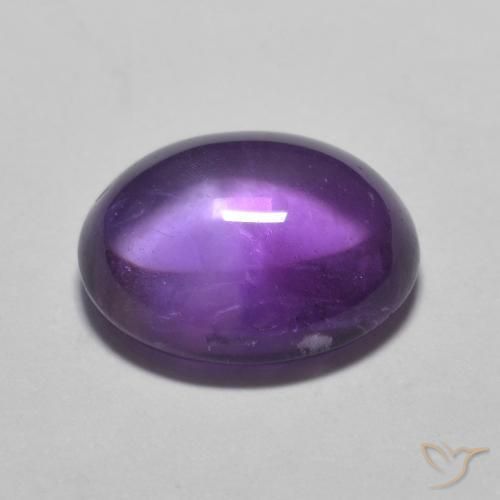 Ametista Violeta Vívido Natural 3.16ct, oval, Transparente