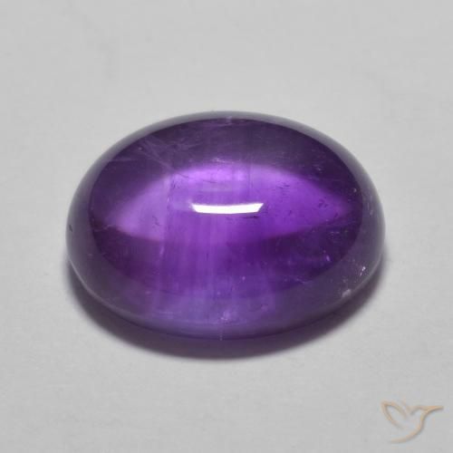 Ametista Violeta Vívido Natural 3.71ct, oval, Transparente