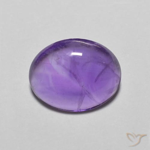 2.45ct Natural Medium Light-Violet Ametista, oval, Transparente