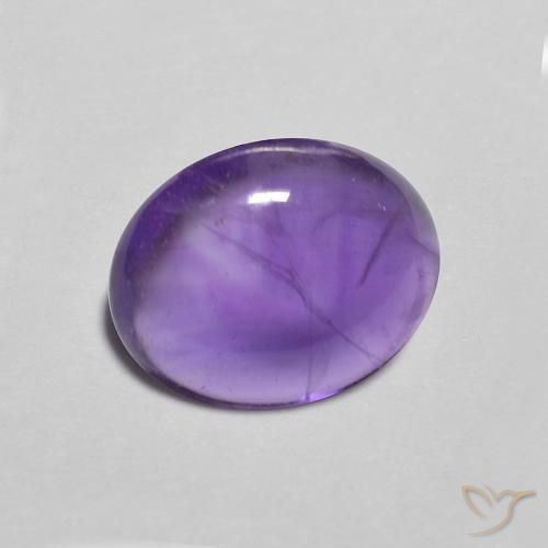 Ametista Medium Light-Violet Natural 2.45ct, oval, Transparente