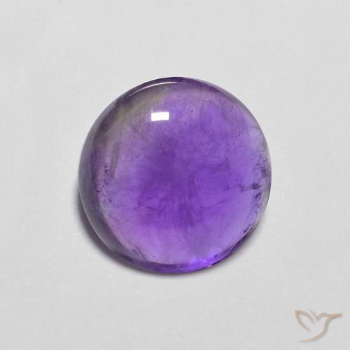 Ametista Violeta médio Natural 3.98ct, Redondo, Transparente
