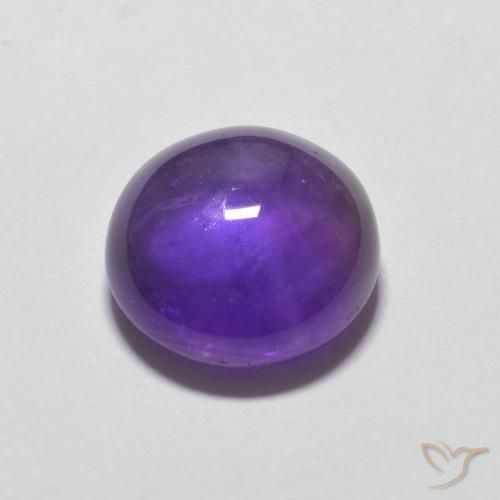 Ametista Violeta médio Natural 3.98ct, Redondo, Transparente