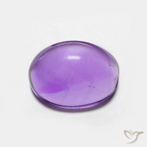 3.09ct Natural Violeta médio Ametista, oval, Transparente