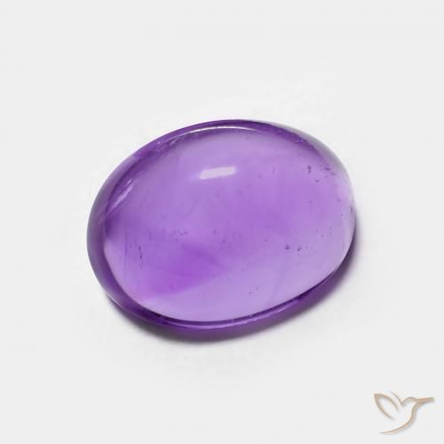 Ametista Violeta médio Natural 3.09ct, oval, Transparente
