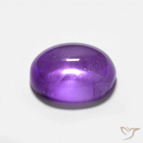 Ametista Violeta médio Natural 3.09ct, oval, Transparente