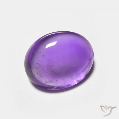 Ametista Violeta Profundo Natural 2.82ct, oval, Transparente