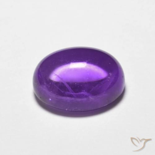 Ametista Violeta Profundo Natural 2.82ct, oval, Transparente