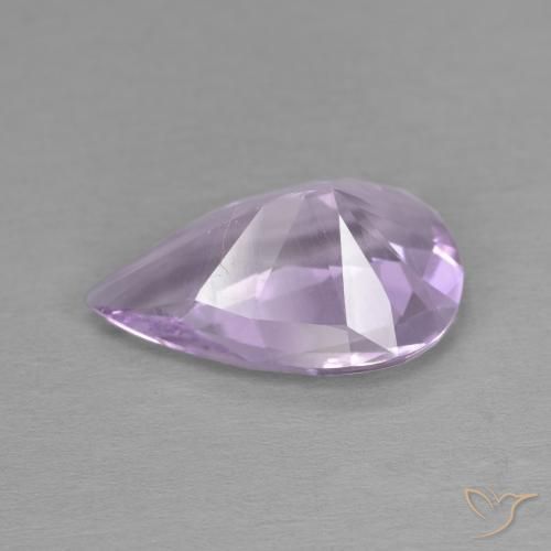 Ametista íris violeta Natural 3.27ct, Formato de pêra, VVS
