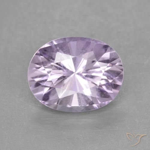 2.82ct Natural Violeta claro Ametista, oval, VVS