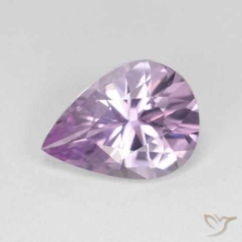 2.65ct Natural Violeta médio Ametista, Formato de pêra, VVS