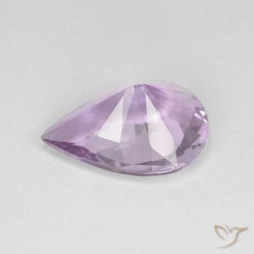 Ametista Violeta médio Natural 2.65ct, Formato de pêra, VVS