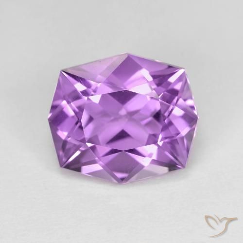 3.80ct Natural Violeta Púrpura Médio Ametista, Chique, VVS