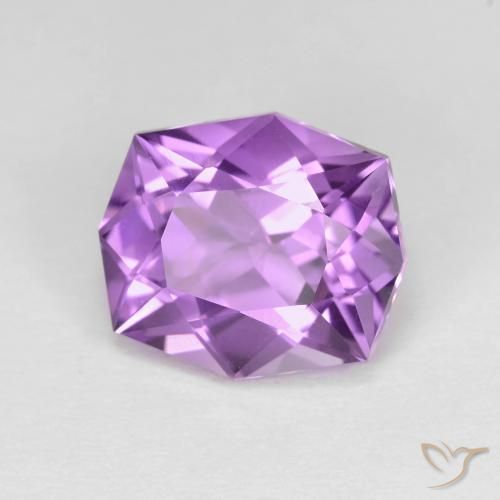 Ametista Violeta Púrpura Médio Natural 3.80ct, Chique, VVS
