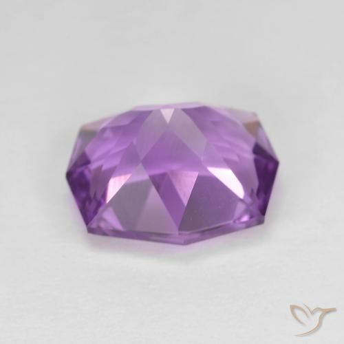 Ametista Violeta Púrpura Médio Natural 3.80ct, Chique, VVS