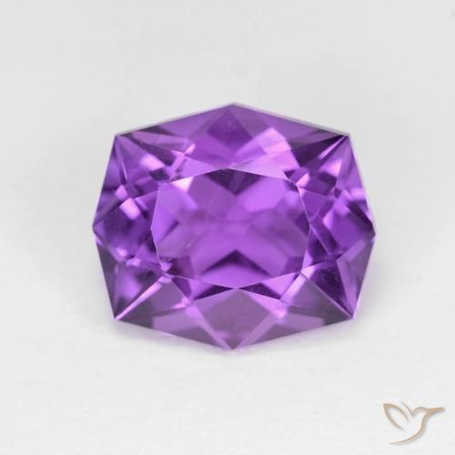 4.36ct Natural Violeta médio Ametista, Chique, VVS-VS